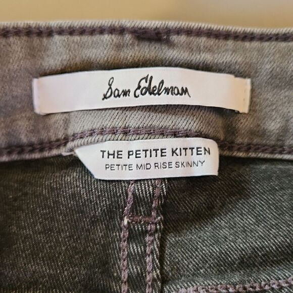 Sam edelman 28 jeans the petite kitten mid rise skinny jeans - Picture 2 of 7